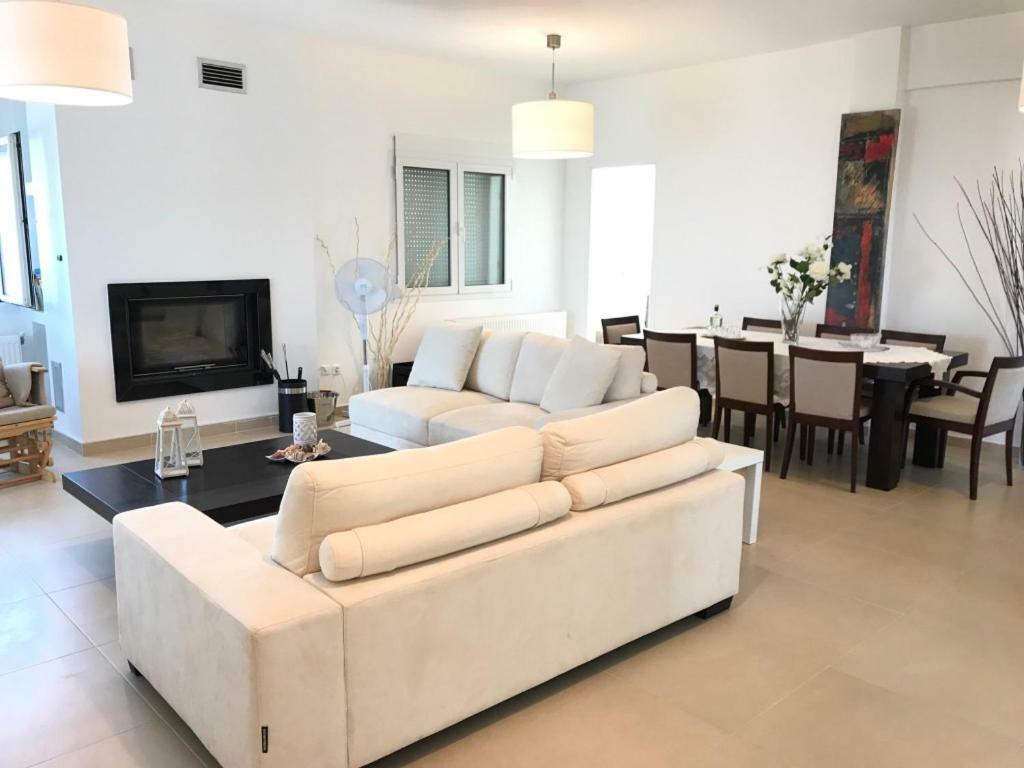 Villa Korais Luxury 3Br Apt With Sea View Tesalónica Exterior foto